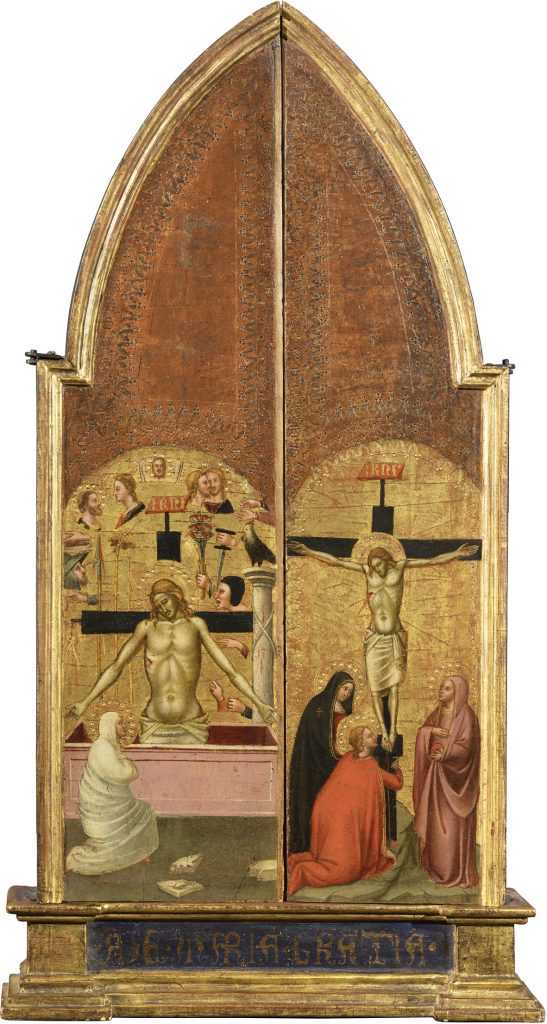 Cenni di Francesco: Tabernacolo Portatile, 1375 - 1380, tempera su tavola, fondo oro, cm 77 x 73,5 (sportelli aperti), cm 77 x 35,7 (sportelli chiusi)