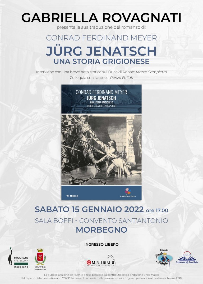 TRADUZIONE ITALIANA DEL ROMANZO SU JURG JENATSCH