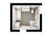 Moderne 4-Zimmer-Wohnung mit Garten! - Visualisierung Badezimmer
