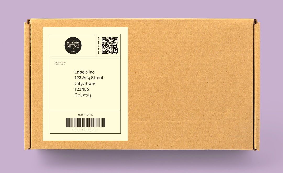 Recycled direct thermal labels
