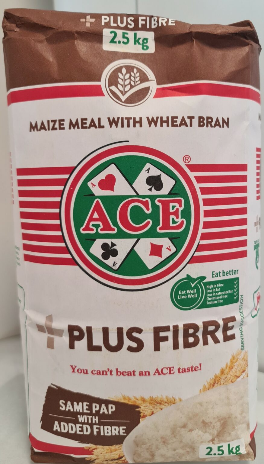 ACE Plus Fibre Maize Meal With Wheat Bran 2 5kg Impala Butchery ace-super-maize-meal-12-5kg