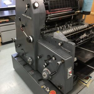 Heidelberg Offsetdruckmaschine GTO 52, 1 Farben, Baujahr 1990, Wasser feuchtwerk, in einem sehr guten Zustand, sofort Verfügbar