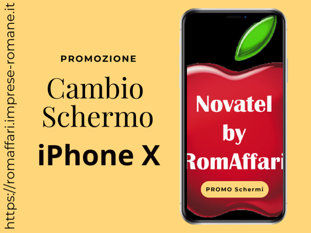 Cambio Vetro iPhone X