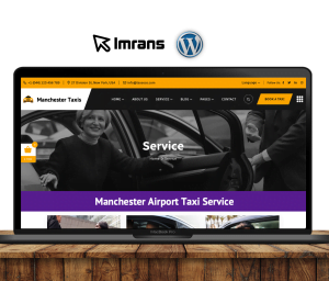 Manchester Taxi Service Chauffeur Minibus Website Design - £399