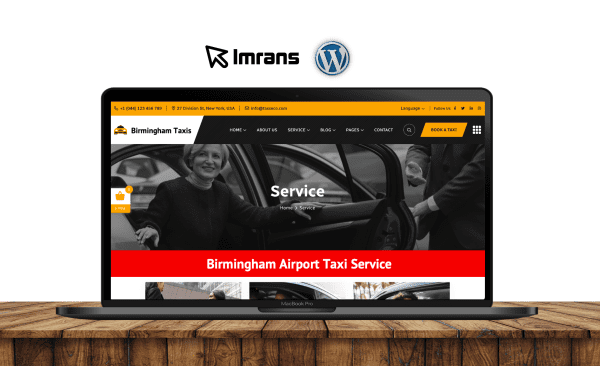 Birmingham Taxi Website Design