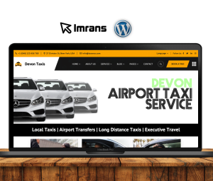 Devon Taxi Website Design Airport Transfer - £399