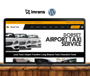 Dorset Taxi Website Design Airport Transfer Minibus - £399