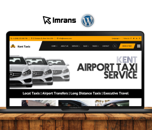 Kent Taxi Website Design Airport Transfer Minibus - £399