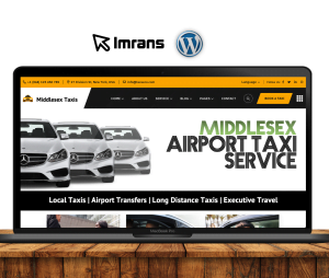 Middlesex Taxi Website Design Airport Transfer - £399