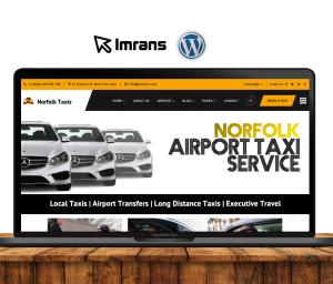 Norfolk Taxi Website Design Airport Transfer - £399