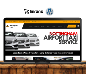 Nottingham Taxi Website Design Airport Transfer - £399