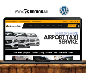 Shropshire Taxi Website Design Airport Transfer - £399