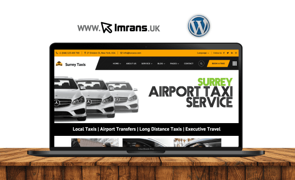 Surrey Taxi Website Design