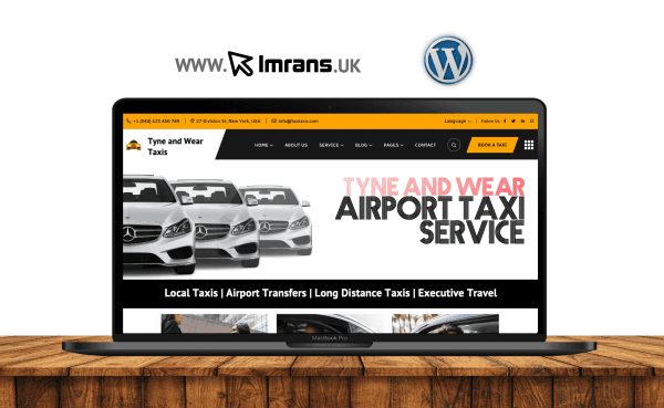 Tyne and Wear Taxi Website Design