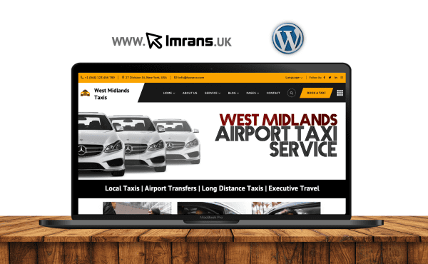 West Midlands Taxi Website Design