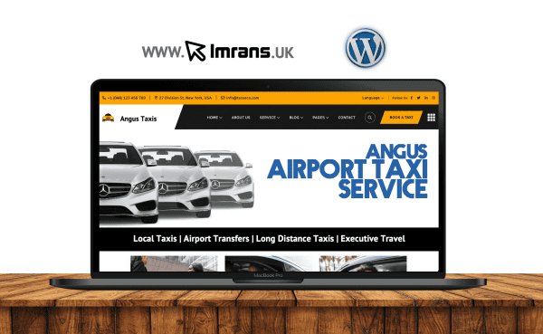 Angus Taxi Website Design