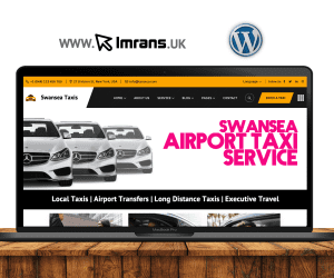 Swansea Taxi Website Design