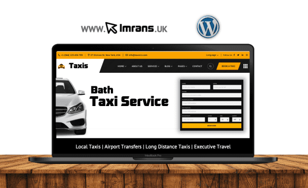 Exeter Taxi Website Design