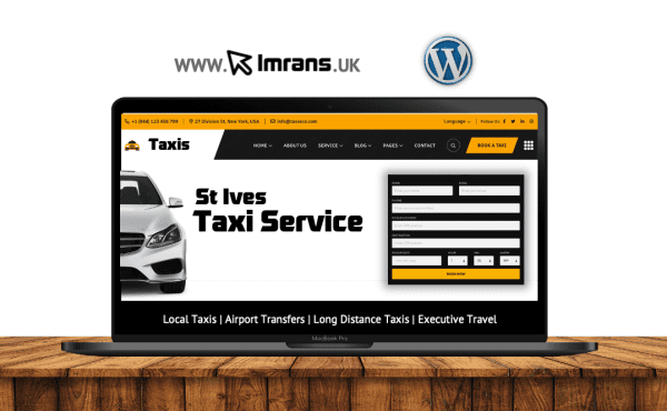 St Ives Taxi Website Design