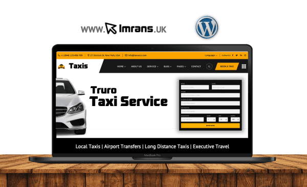 Truro Taxi Website Design