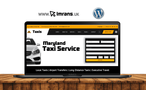 Taxi Website Design Maryland United States
