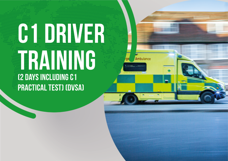 C1 Driver Training (2 days) course banner at IMT Medical Training Centre