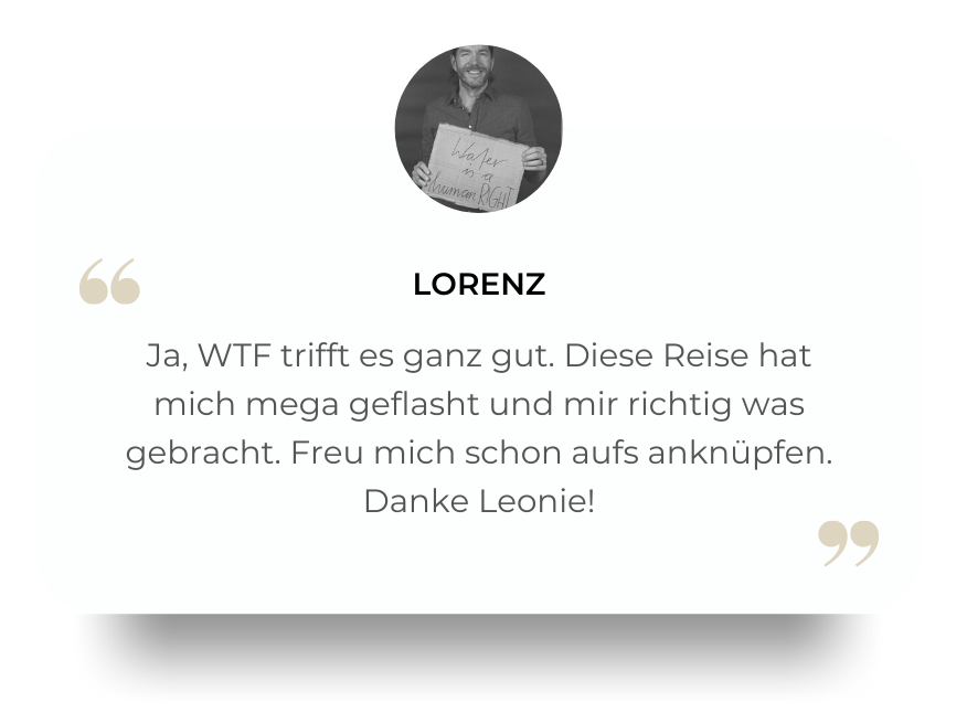 Lorenz Feedback für Leonie und seine Session bei ihr