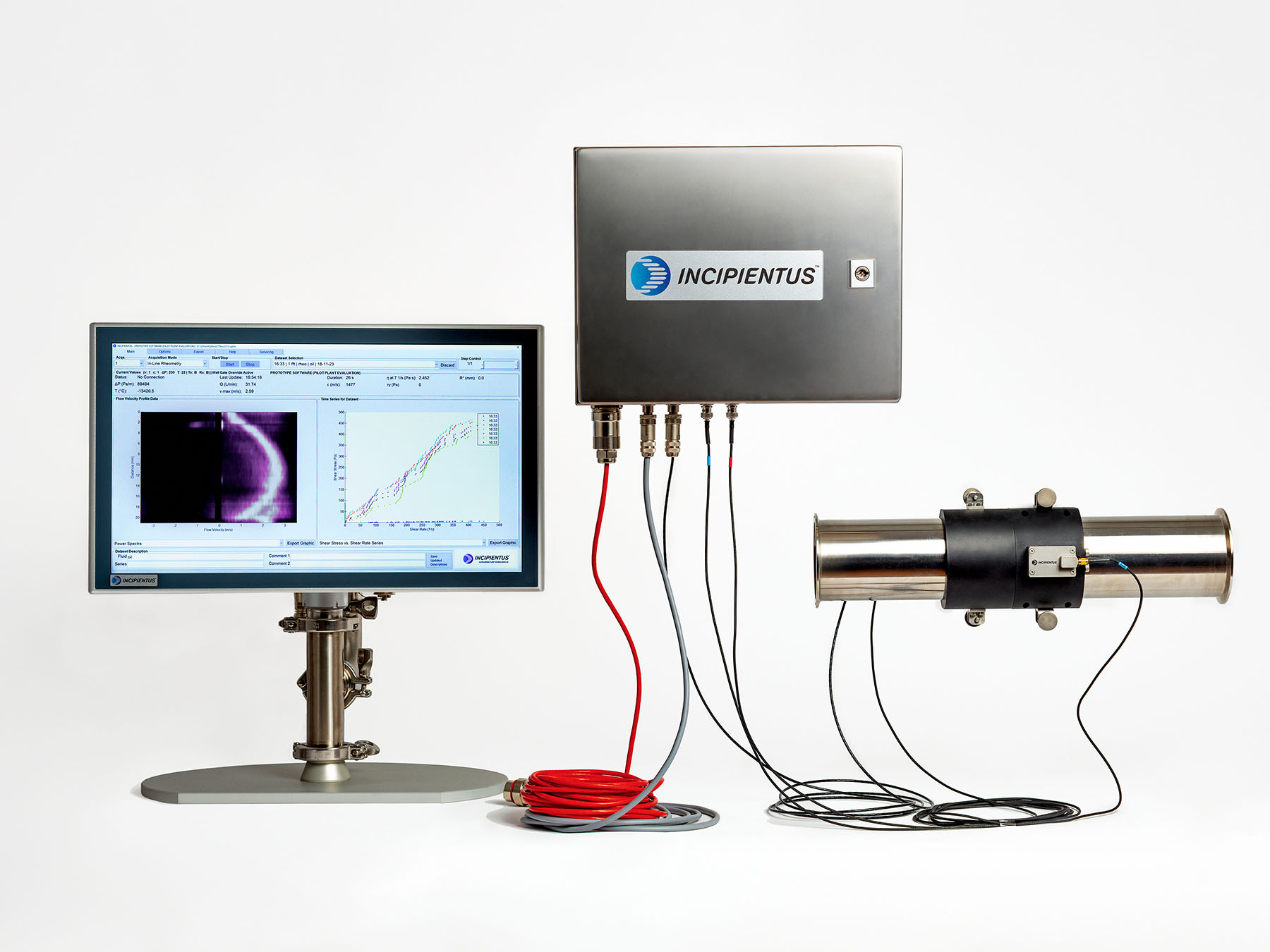 Advanced in-line rheometer