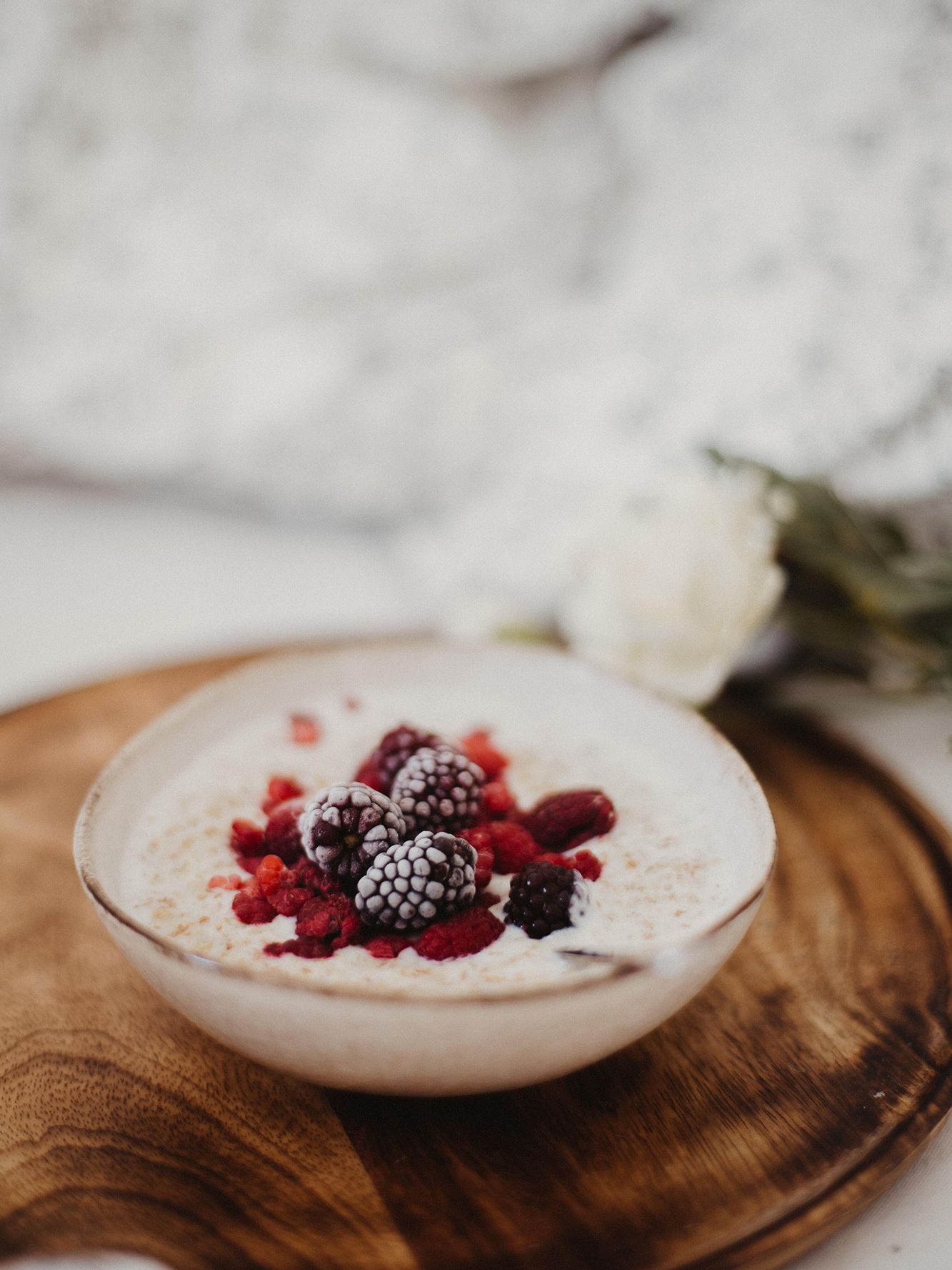 yoghurt in a bowl