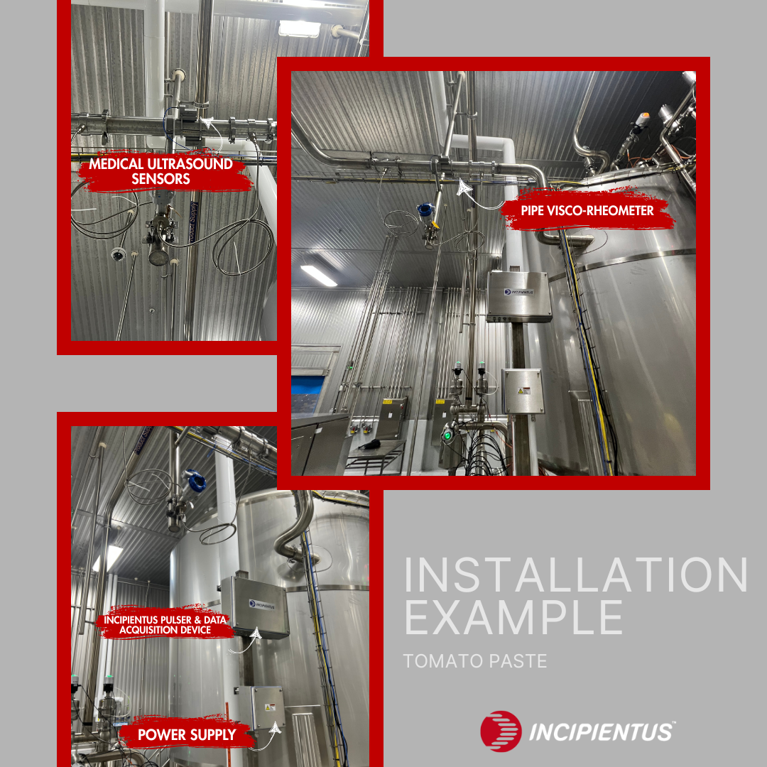 Incipientus tomato paste installation