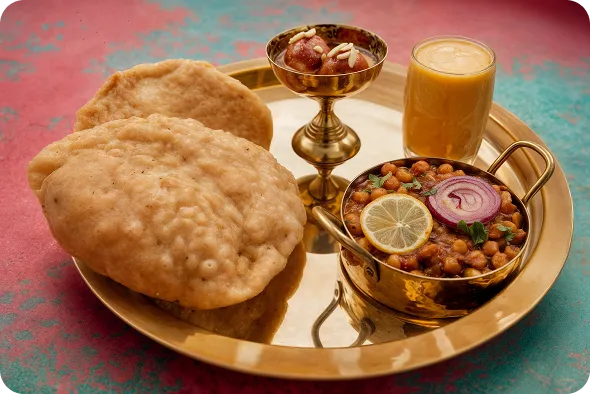 Autentisk indisk ret anrettet hos Indian Bites