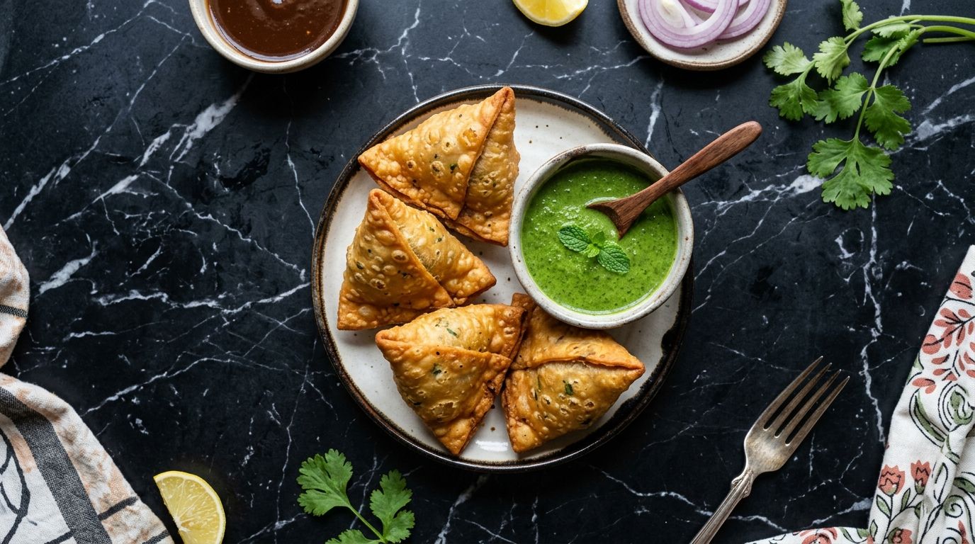 Samosa – sprøde indiske håndmadder til event catering