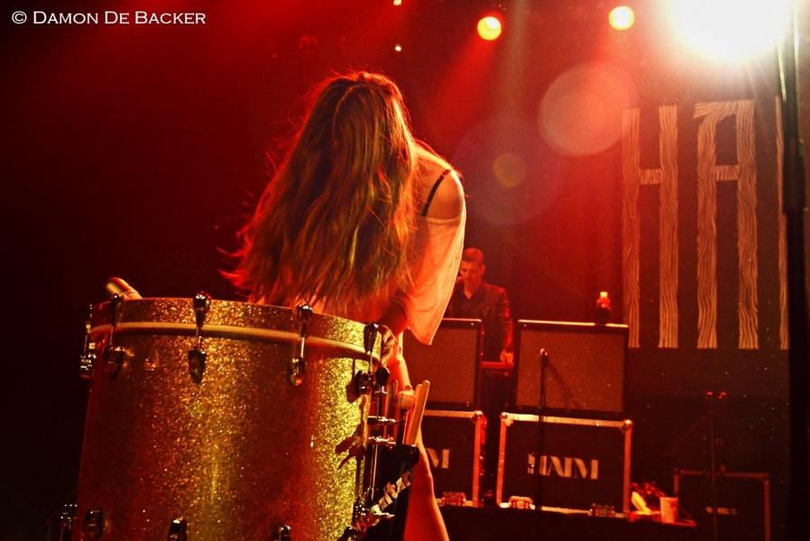 Foto’s Haim + Saint Raymond in Trix Antwerpen