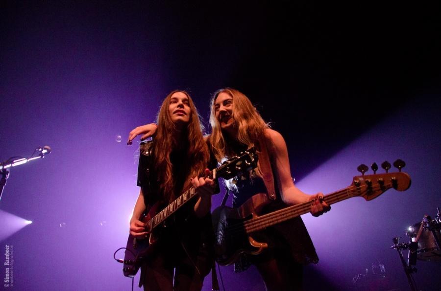 Foto’s Haim + Sway Clarke II in de AB Brussel