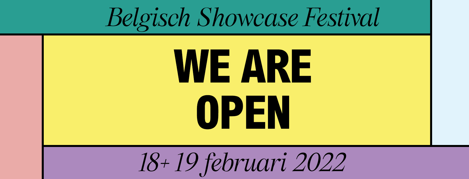 Trix maakt volledige affiche We Are Open bekend
