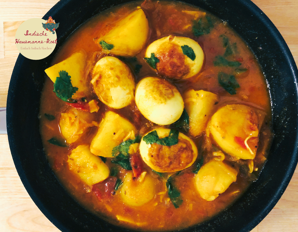 Egg Curry (Eier mit Kartoffeln)
