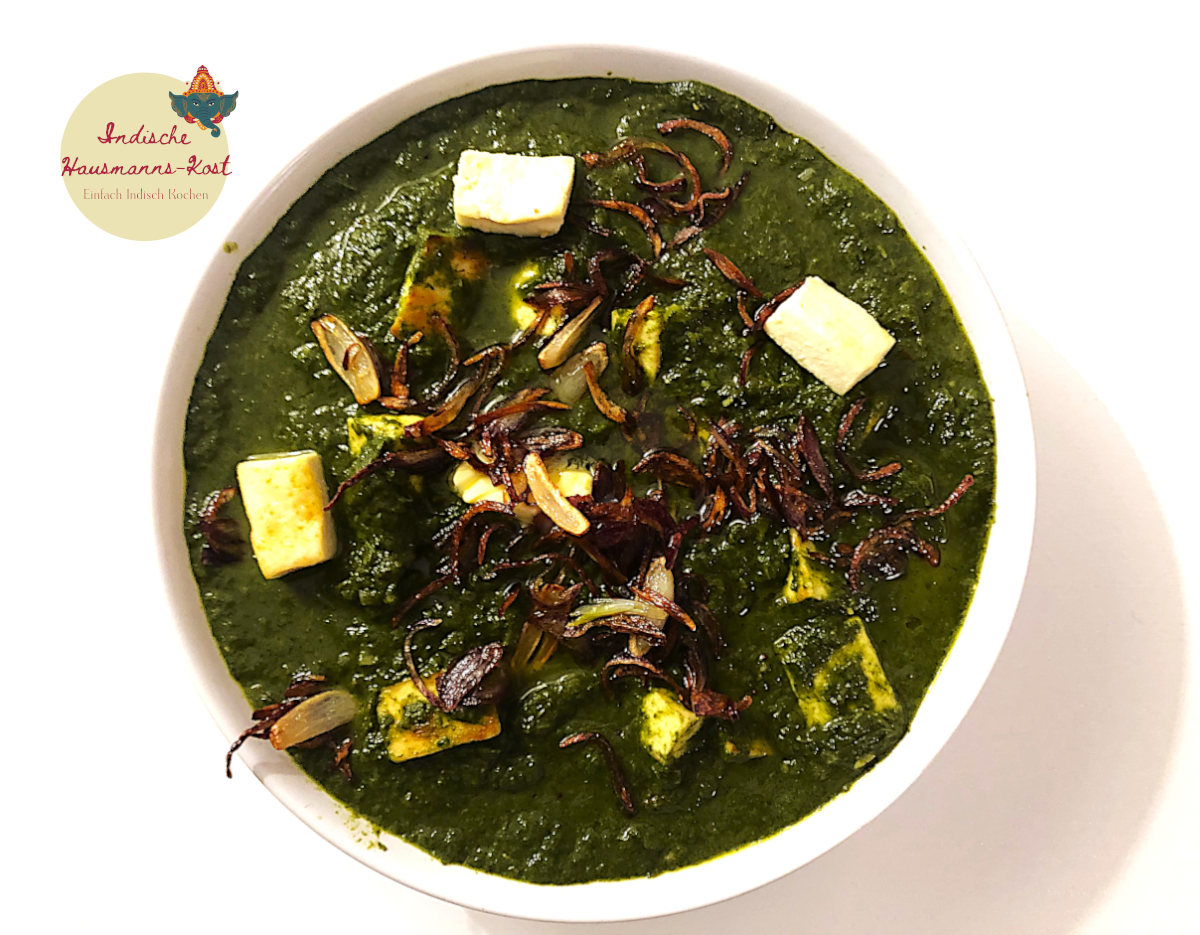 Palak Paneer (Spinach & Cottage cheese)