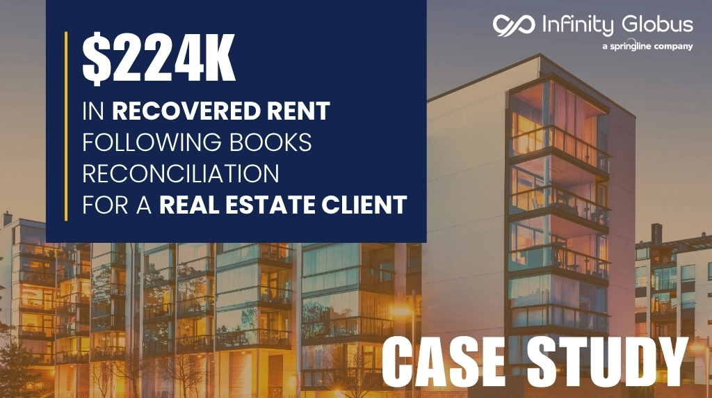 Recovered Rent Following Books Reconciliation for a Real Estate Client