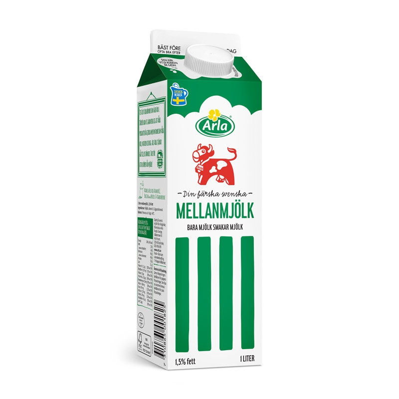 Arla – Mjölk grön – 1 l