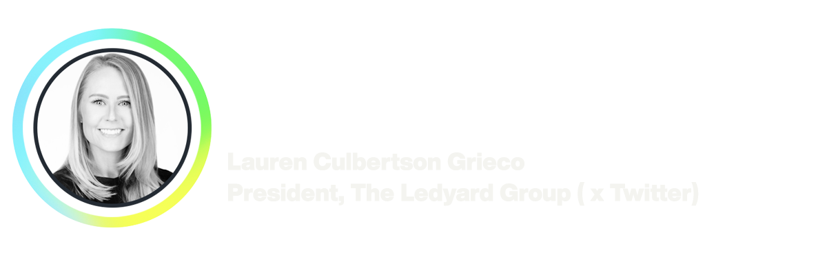 2025 Lauren Culbertson Grieco – The Ledyard Group | Twitter Policy – Customer testimonial_banner+name_ Inflect.eu