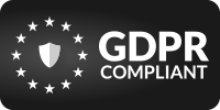 GDPR Compliant badge - by Polydone