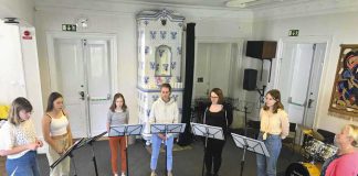 Karlshamns musikelever uppträder på ön Bornholm