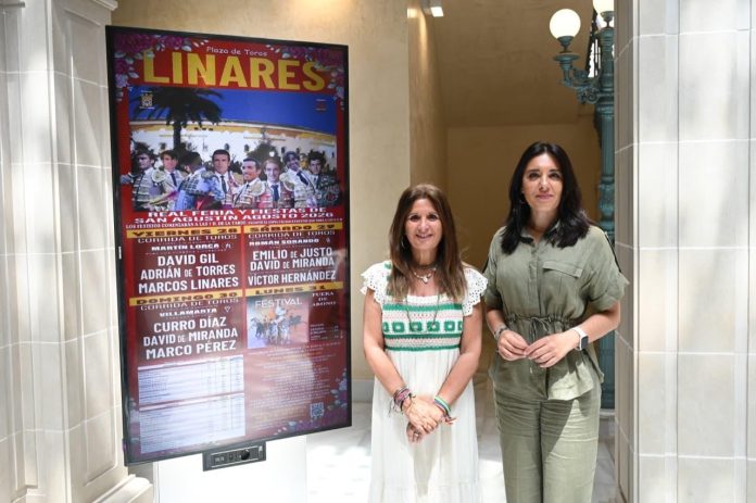 Cartel taurino de la Feria de Linares 2026 en el Coso de Santa Margarita