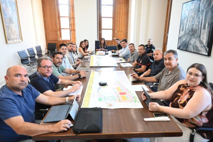 Feria de Linares 2026 reunión técnica de coordinación municipal