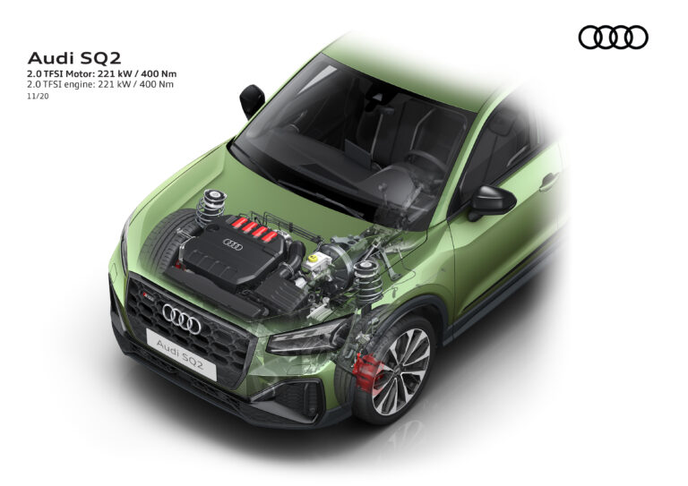 2.0 TFSI engine: 221 kw / 400 Nm