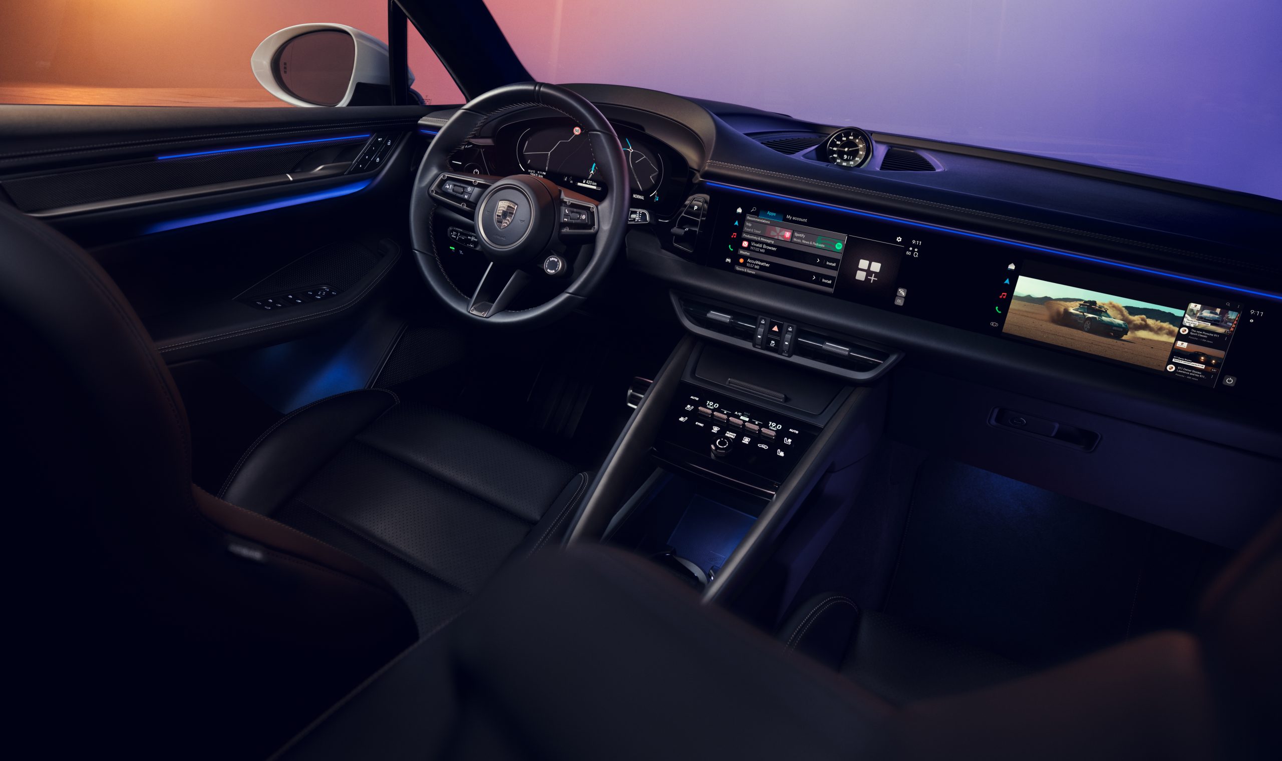 Highlights nieuwe elektrische Macan