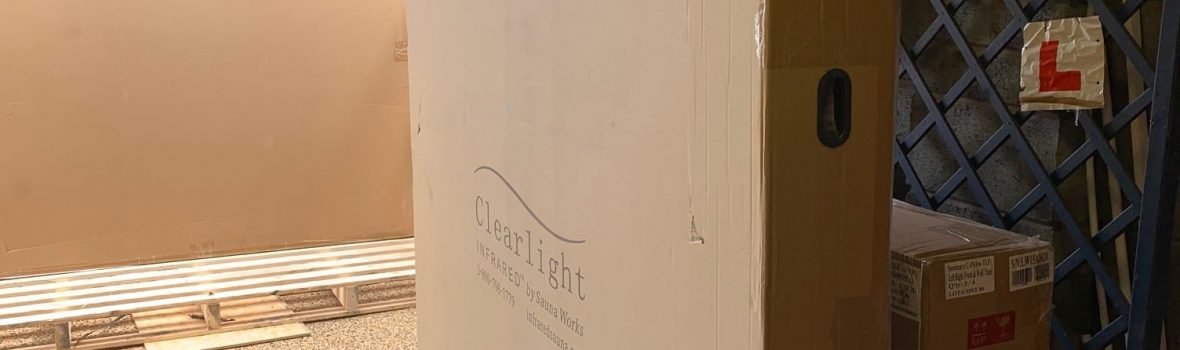 Clearlight saunas come well packaged