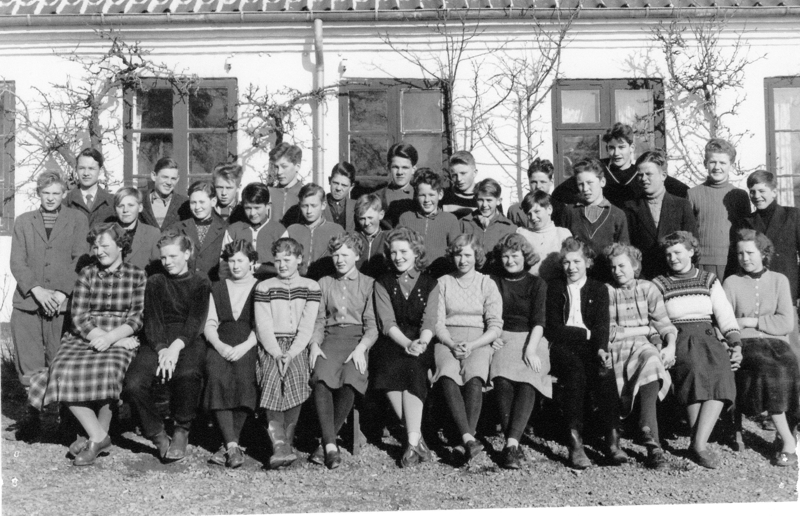 Konfirmation i Ingstrup kirke i 1957