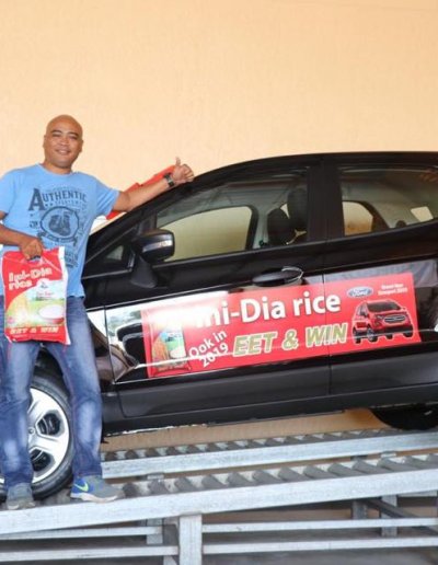 WINNAAR EET & WIN 2018 INI-DIA RICE