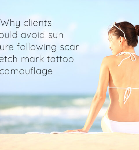 sun exposure after stretch mark tattoo camouflage